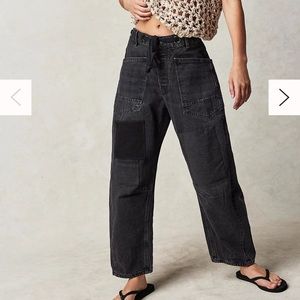 We the free moxie pull on barrel jean in night hawk